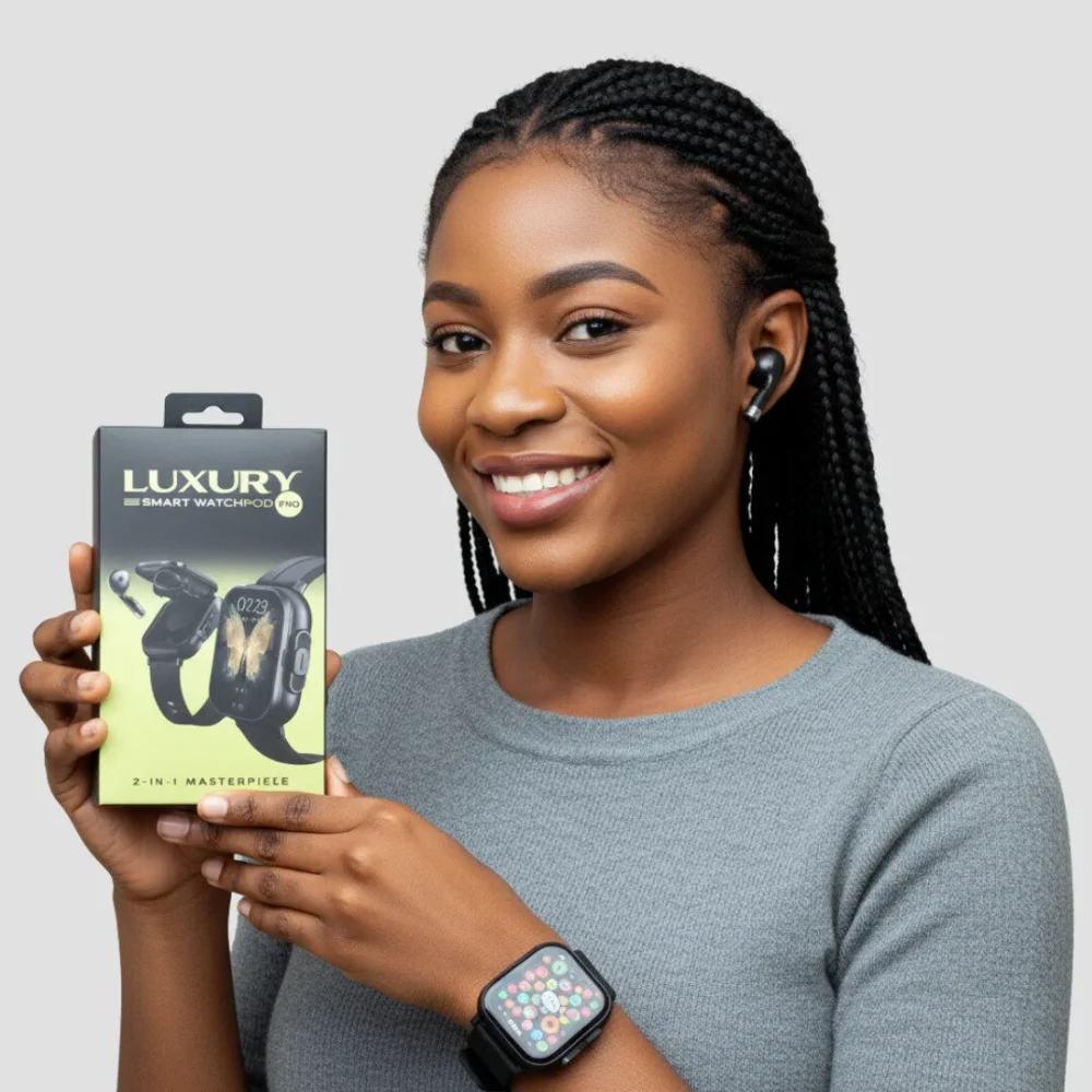 2 Luxury Smart WatchPod Pro - 2 IN 1 Smart Luxury