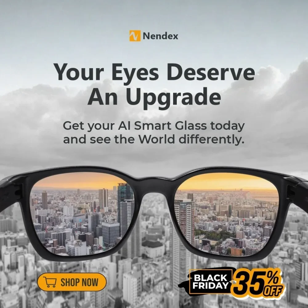 AI Camera Smart Glass  - HD Camera with AI Support