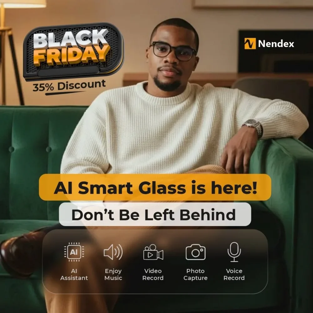 AI Camera Smart Glass  - HD Camera with AI Support